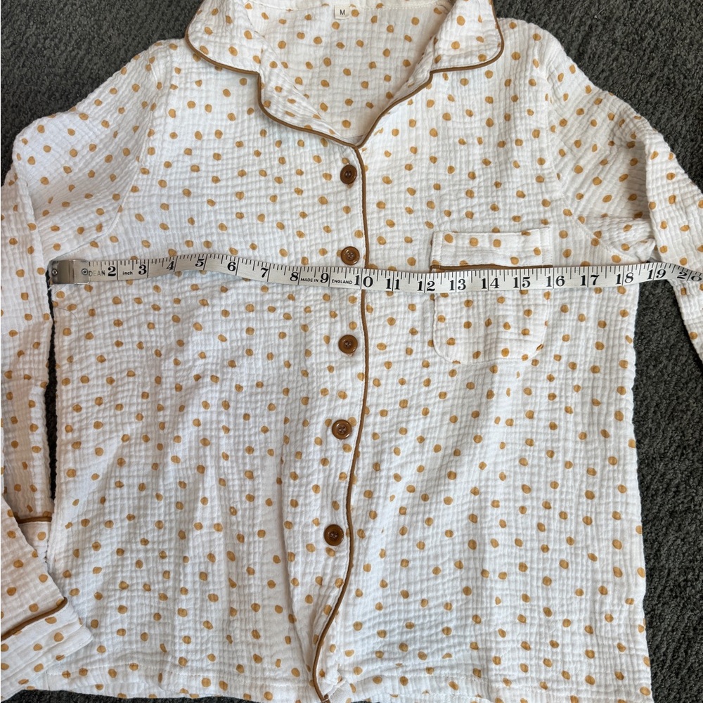 Cotton muslin pajama set - Picture 3 of 5